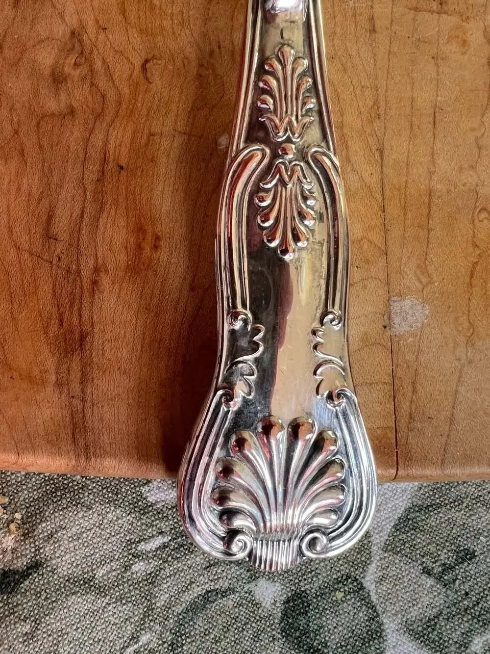F. B. Rogers Kings Pattern Silverplate Double Spout Punch or Soup Ladle